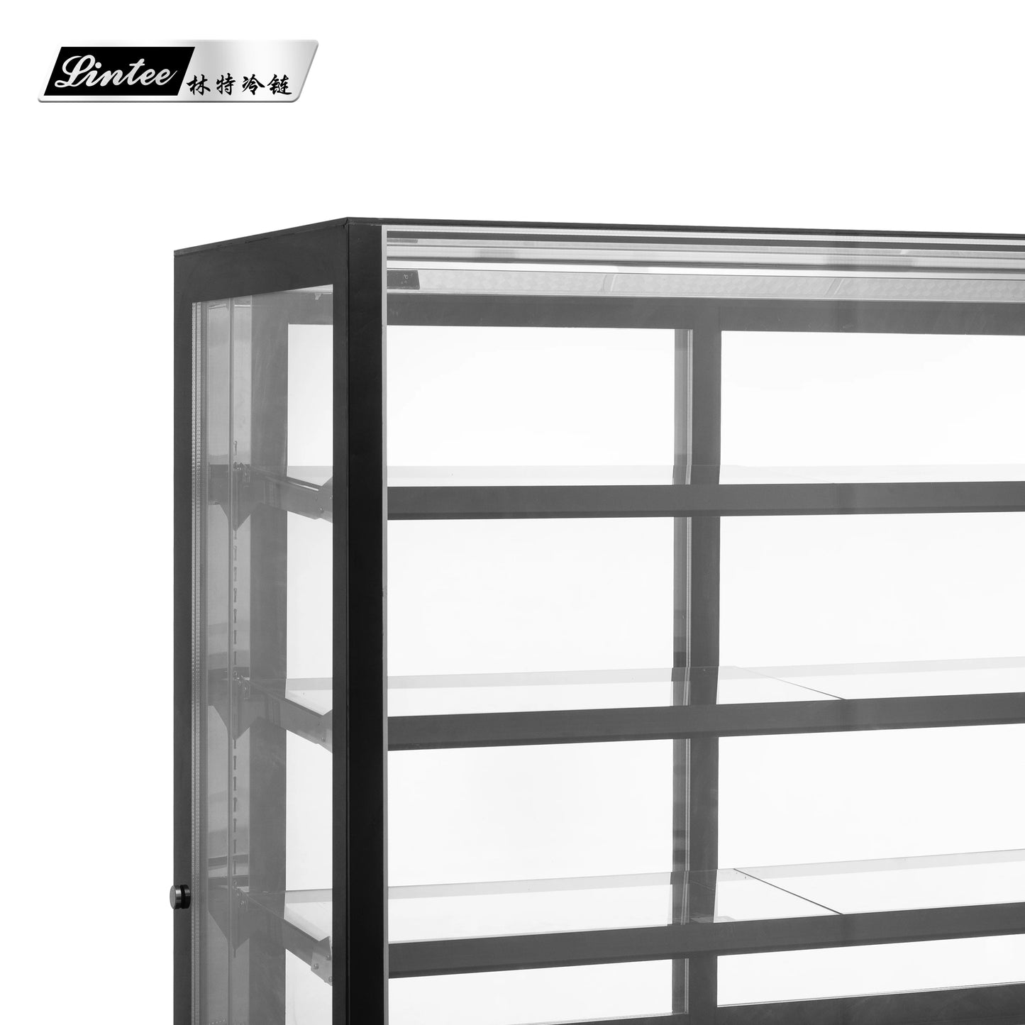 Fan Cooling Glass Door Refrigerator Bakery Display Cabinet Cake Refrigerated Showcase Cake Display Fridge
