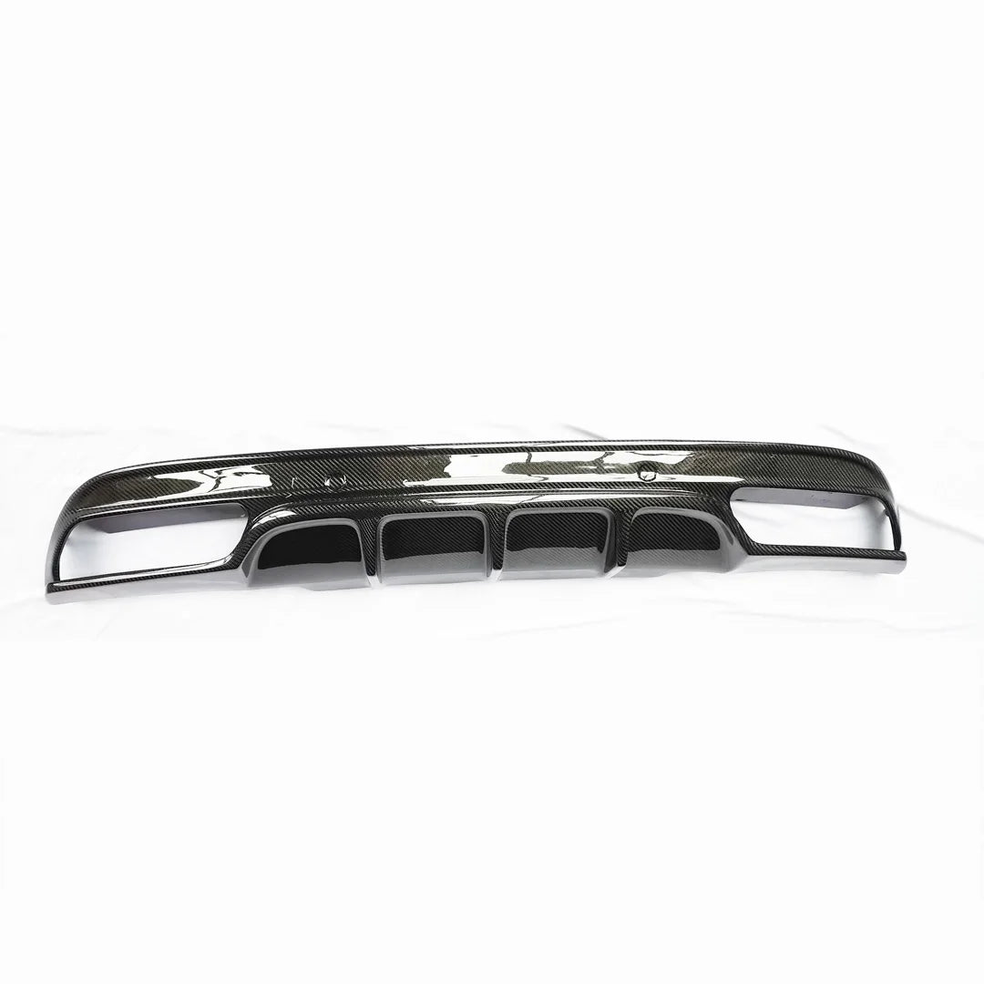 Fd Style Carbon Fiber Rear Diffuser Bumper Lip For Mercedes C Class W205 2015 2016 2017 2018