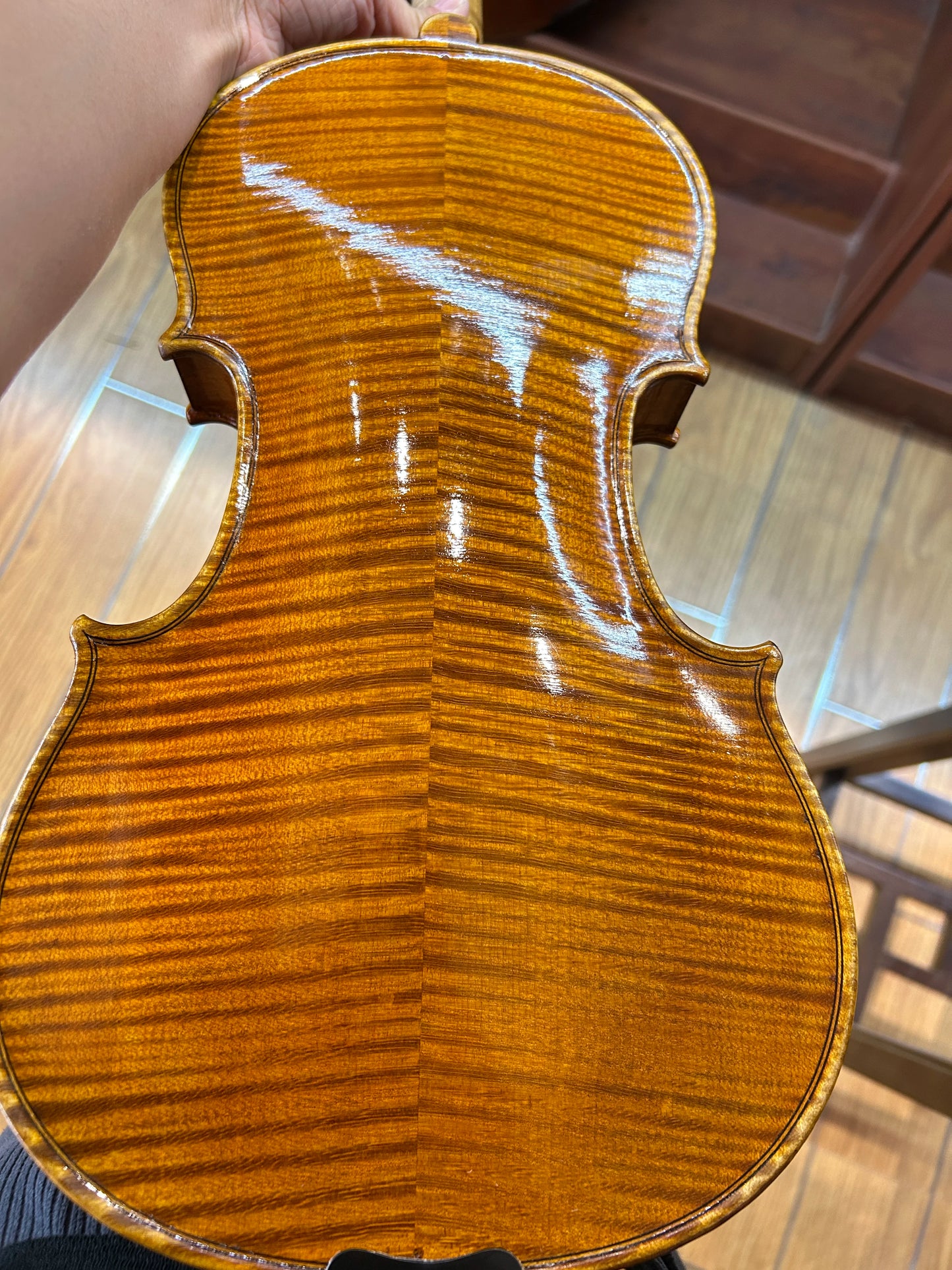 MMOOKA Fine Flamed Handmade Violin violín violino fiddle Stradivari Model SG-3