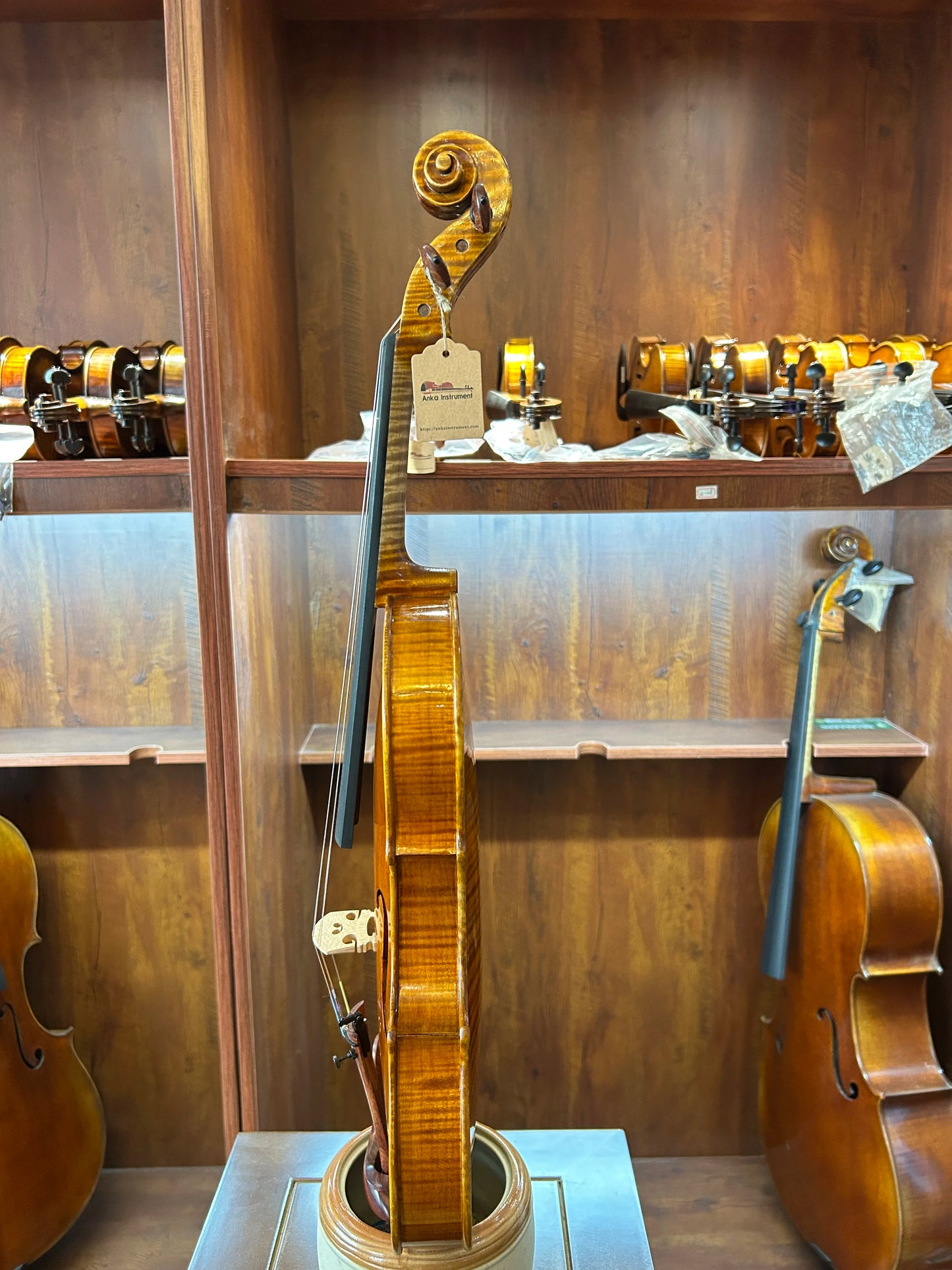 MMOOKA Fine Flamed Handmade Violin violín violino fiddle Stradivari Model SG-3