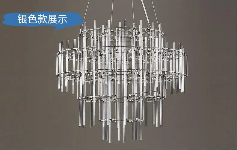 Firefly chandelier creative stainless steel living room lamp high-end atmospheric looks good for villas/duplex buildings/lobby