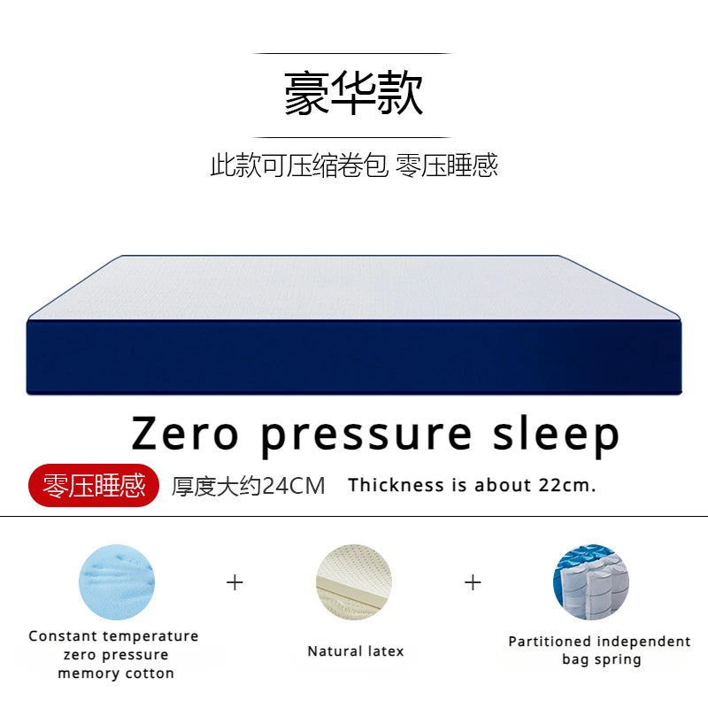 Firm High Quality Mattresses Memory Foam Roll Cozy King Size Twin Mattresses Spring Sleeping Colchones De Cama Bedroom Furniture