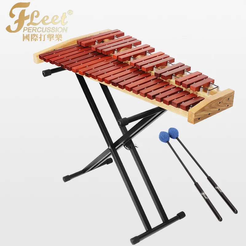 MMOOKA Fleet xylophone percussion instrument marimba professional performance level 37 key mahogany