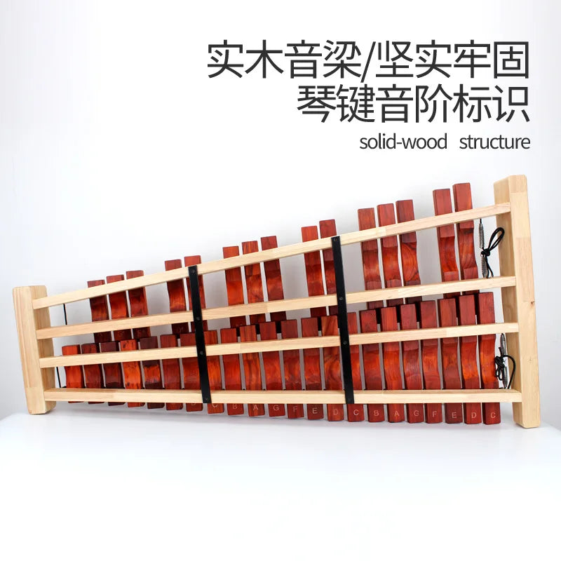 MMOOKA Fleet xylophone percussion instrument marimba professional performance level 37 key mahogany