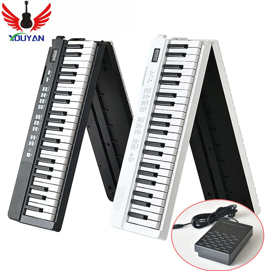 Foldable Musical Keyboard Professional Midi Controller Electronic Piano Music Synthesizer Digital 88 Keys Organ Instruments