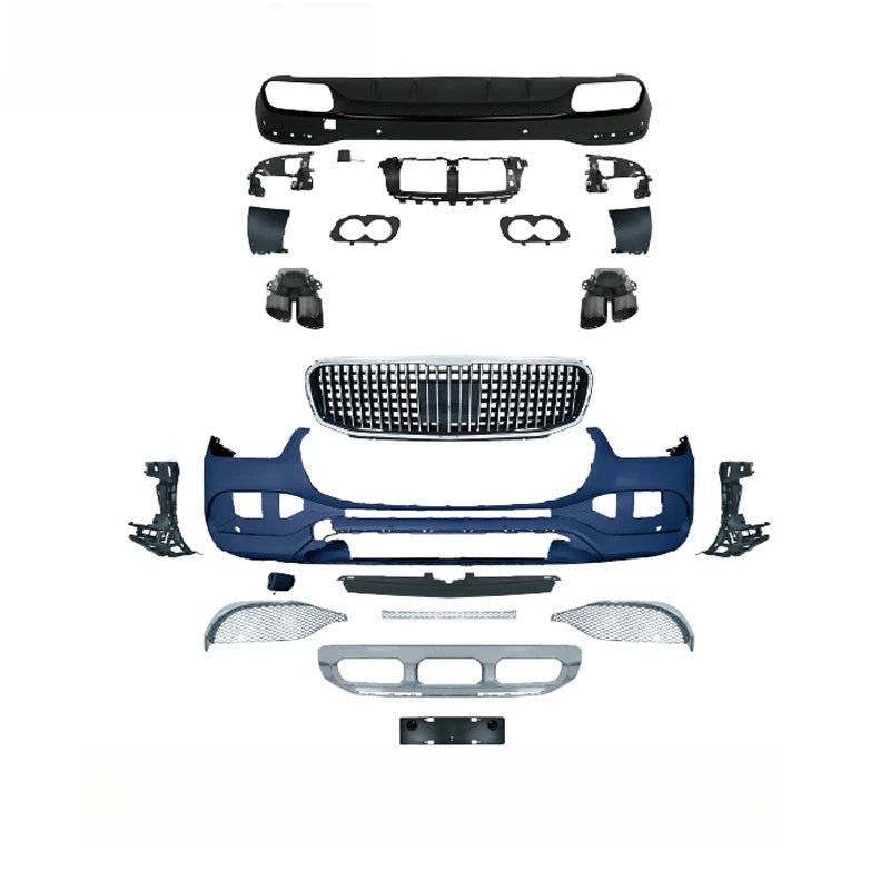 For Mercedes Benz black FRP W167 GLE53 GLE63 Body Kit 2020-2023