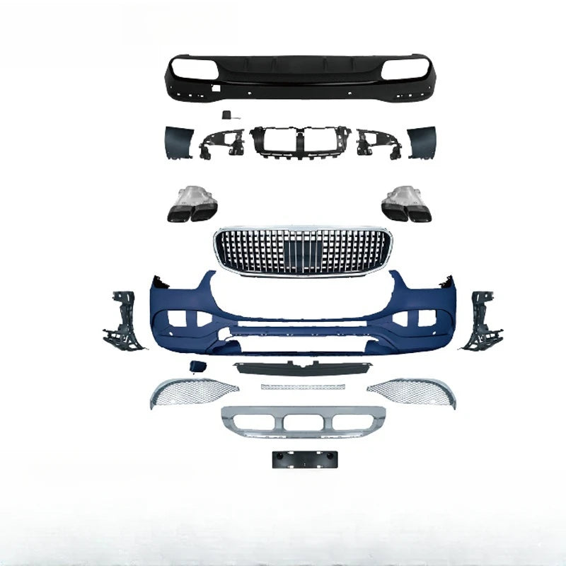 For Mercedes Benz black FRP W167 GLE53 GLE63 Body Kit 2020-2023