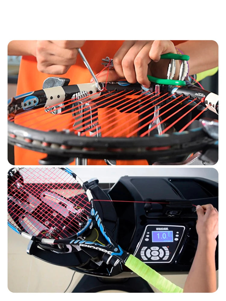 For Spoas S3169 Tennis Feather Pulling Machine Badminton Racquet Tennis Racquet Threading Machine Professional Automatic