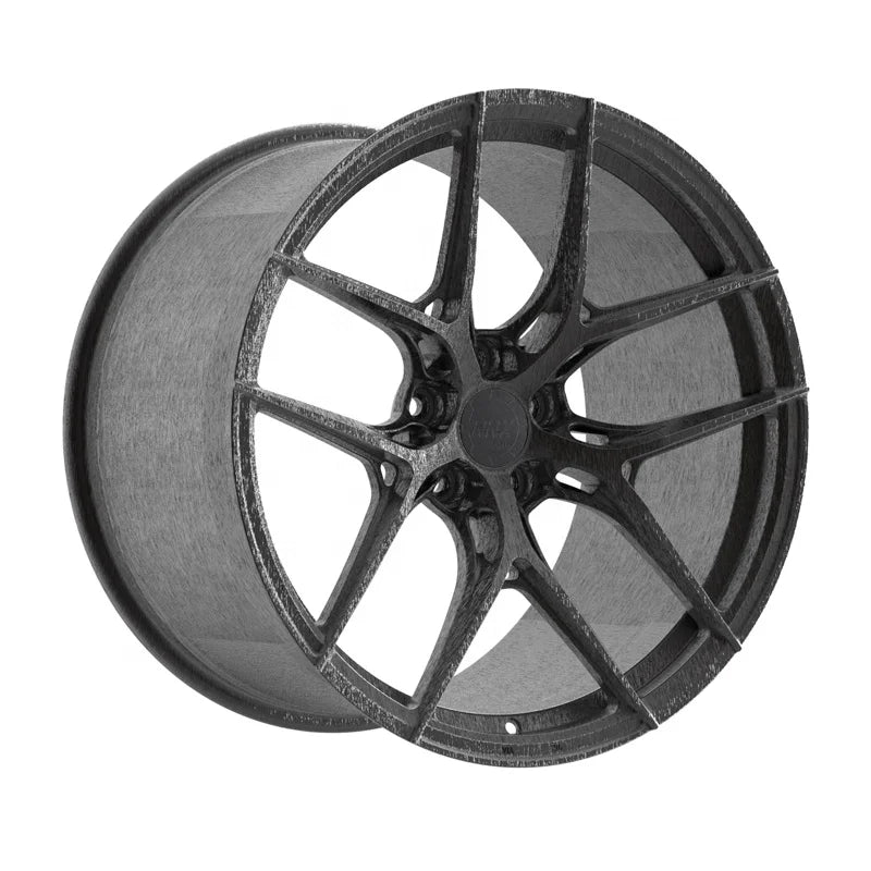 For any car  2021 Nice Design Black Machine Face 18 19 20 21 Inch 5*130 forged Wheel Rims