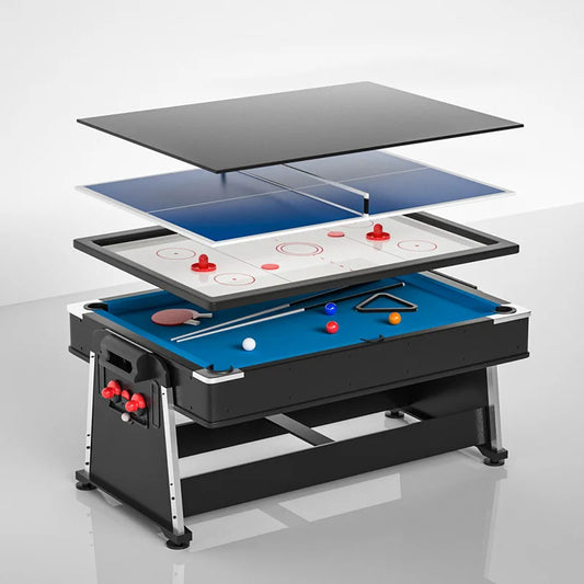 Four in One Multifunctional Billiards Table, Home Table, Small Black 8 Table, American Style