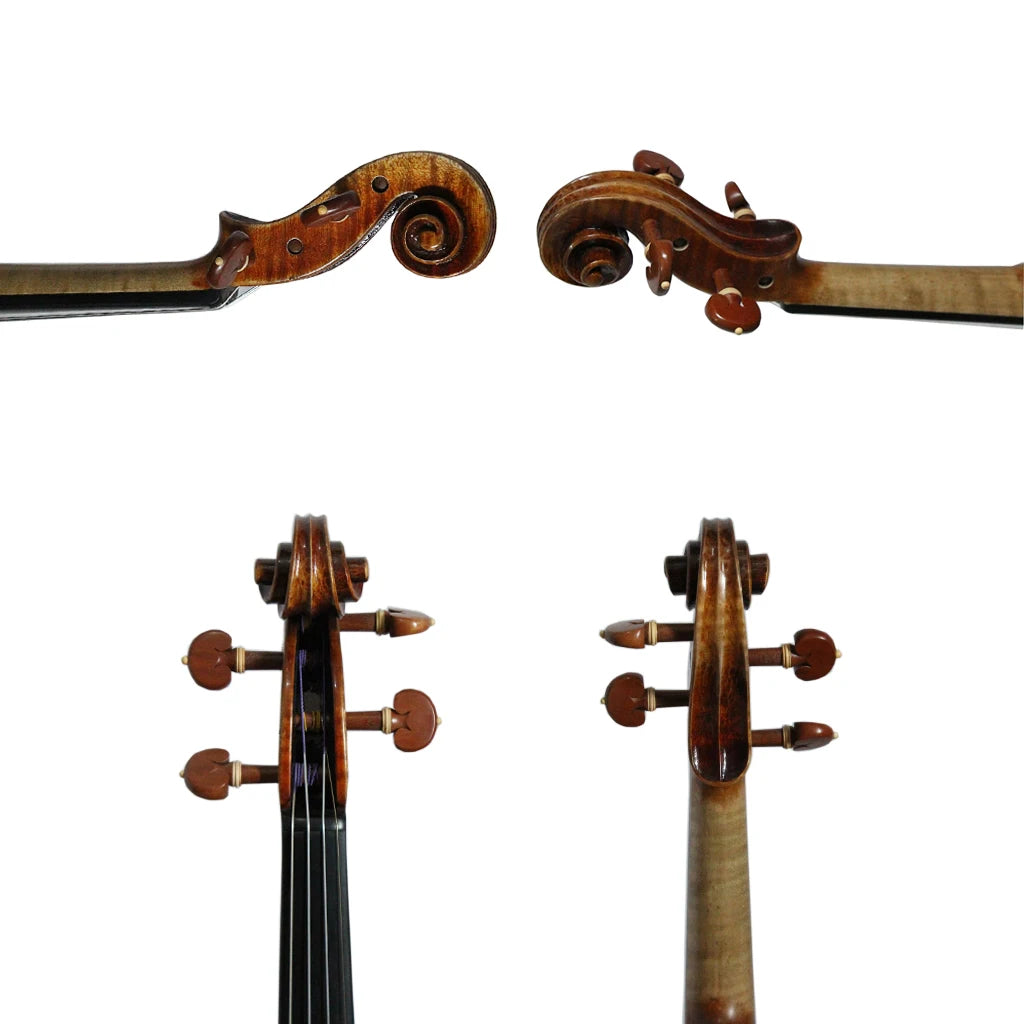 MMOOKA Free Shipping Master Violin 4/4 Guarneri Del Gesu Cannon II 1743 100% Handmade Oil Varnish With Pernambuco Bow Foam Case FPVN05