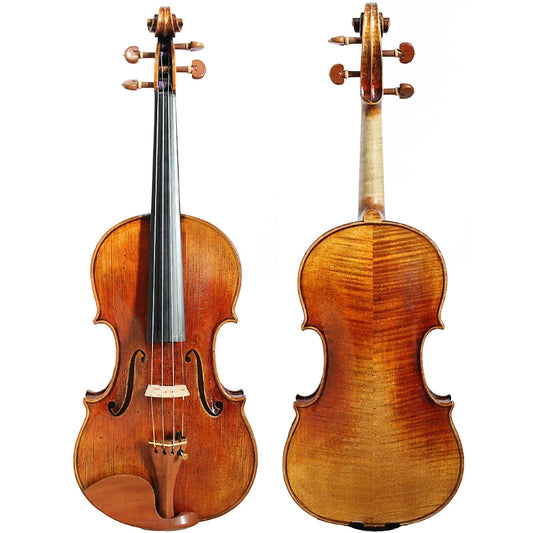 MMOOKA Free Shipping Master Violin 4/4 Guarneri Del Gesu Cannon II 1743 100% Handmade Oil Varnish With Pernambuco Bow Foam Case FPVN05