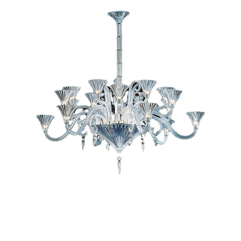 French crystal lamp, luxury villa candle, private room lamp, living room lamp, dining room, bedroom, study chandelier