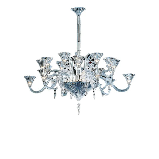 French crystal lamp, luxury villa candle, private room lamp, living room lamp, dining room, bedroom, study chandelier