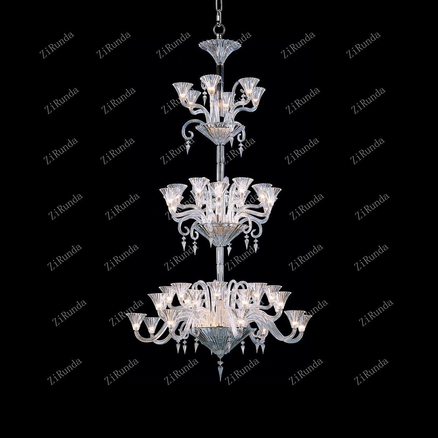 French crystal lamp, luxury villa candle, private room lamp, living room lamp, dining room, bedroom, study chandelier