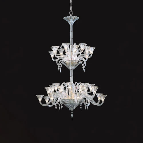 French crystal lamp, luxury villa candle, private room lamp, living room lamp, dining room, bedroom, study chandelier