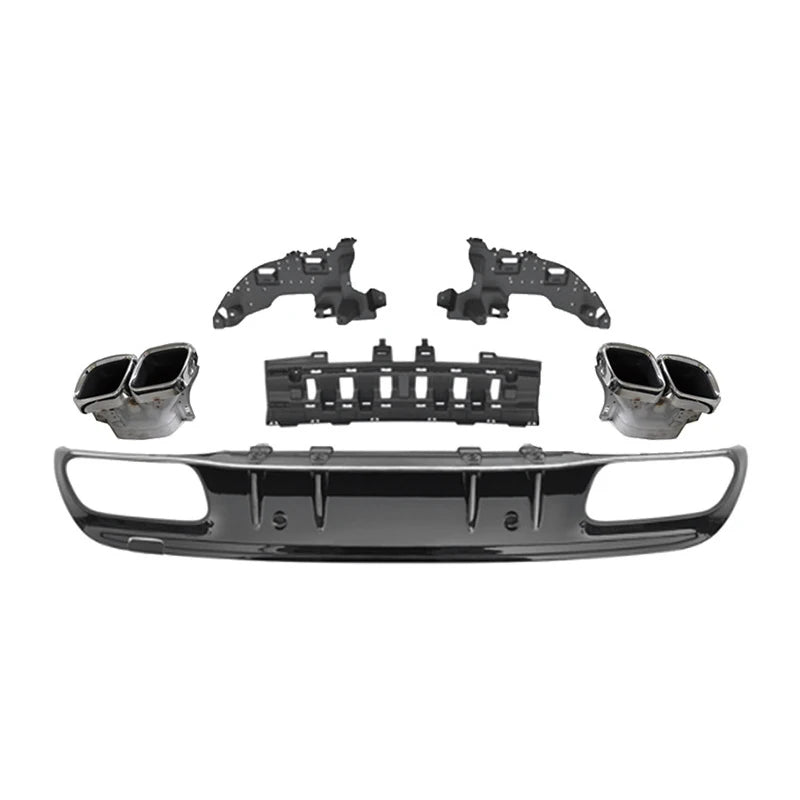 Front And Rear Bumper Body Kit Centre Grille Conversion Body Kit For  C-Class W205 Late To C63 Amg 2019-
