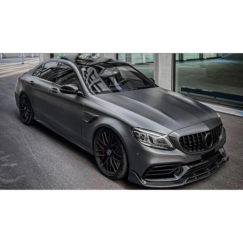 Front And Rear Bumper Body Kit Centre Grille Conversion Body Kit For  C-Class W205 Late To C63 Amg 2019-
