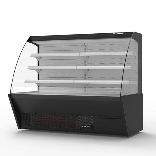 Fruit Vegetable Milk Front Open Display Fridge Supermarket Freezer Cabinet Commercial Refrigerator