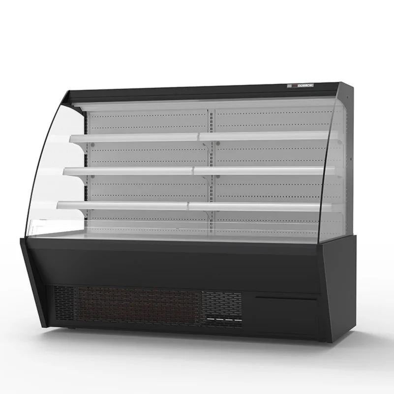 Fruit Vegetable Milk Front Open Display Fridge Supermarket Freezer Cabinet Commercial Refrigerator