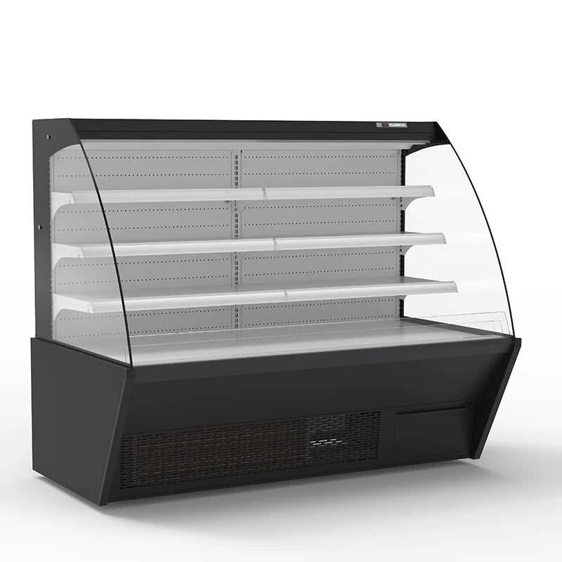 Fruit Vegetable Milk Front Open Display Fridge Supermarket Freezer Cabinet Commercial Refrigerator