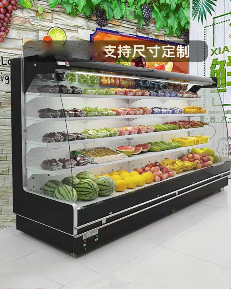 Fruit preservation display cabinet, air-cooled Spicy Hot Pot cabinet, beverage cabinet, supermarket commercial freezer