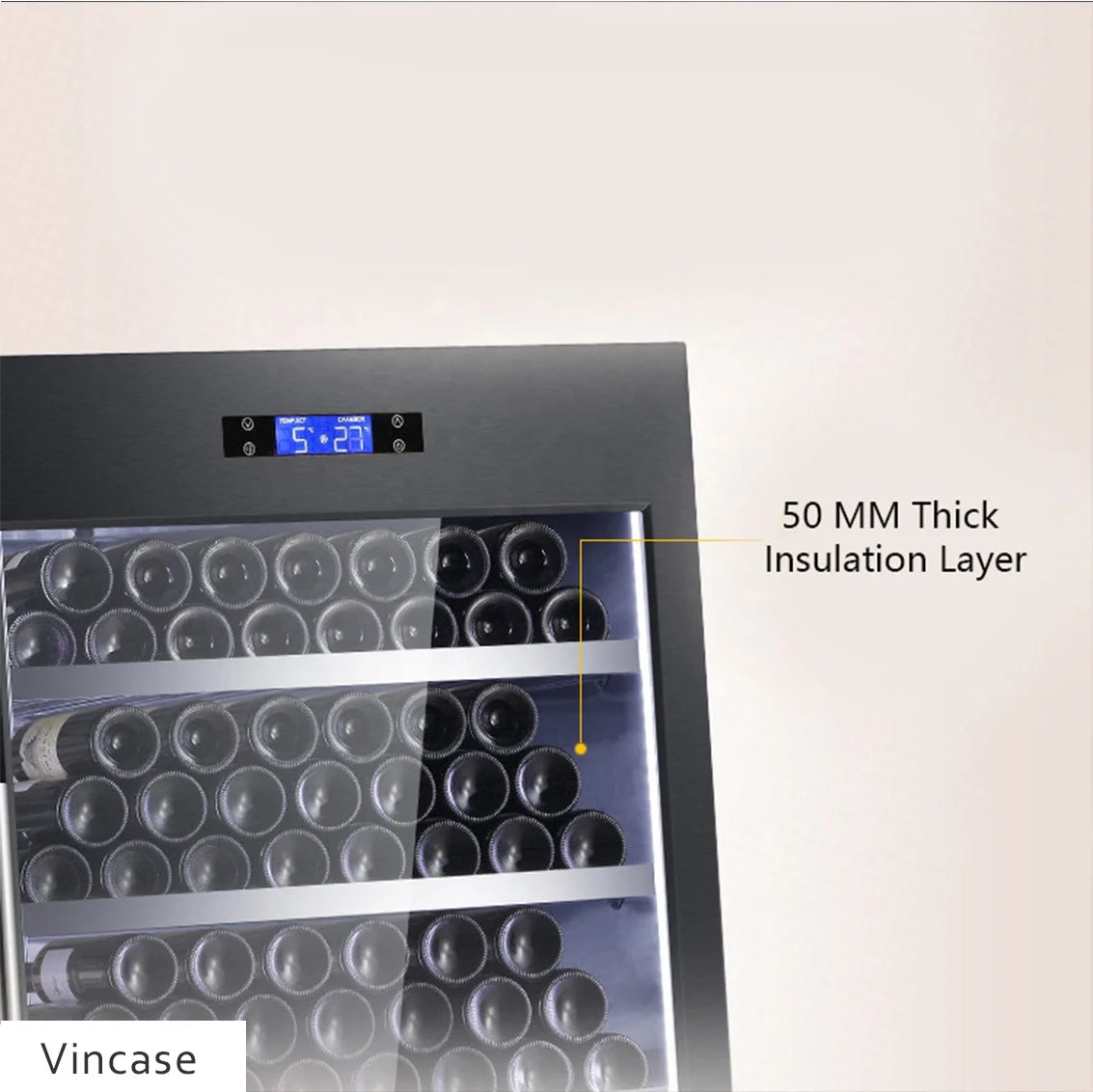 Full 304 Stainless steel cabinet Wine refrigerator customization wine cooler