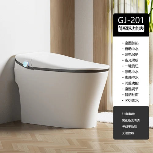 Full-automatic instant heating type water temperature adjustable seat cushion heating intelligent toilet for home hotel
