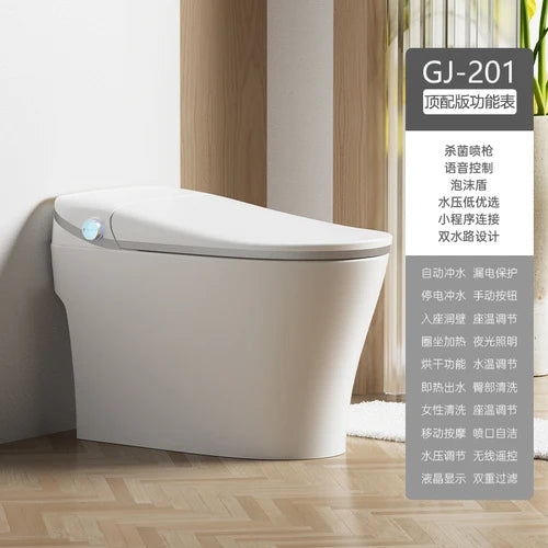 Full-automatic instant heating type water temperature adjustable seat cushion heating intelligent toilet for home hotel