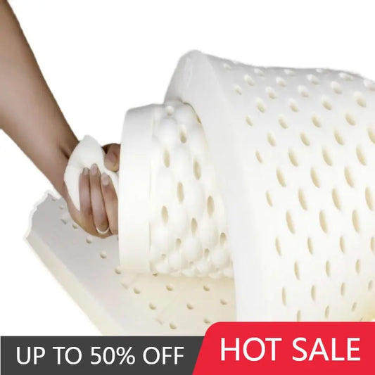 Furniture Bedroom Aesthetic Natural Latex Mattresses Protector Memory Foam Mattress Topper Queen Size Colchoneta Tatami To Sleep