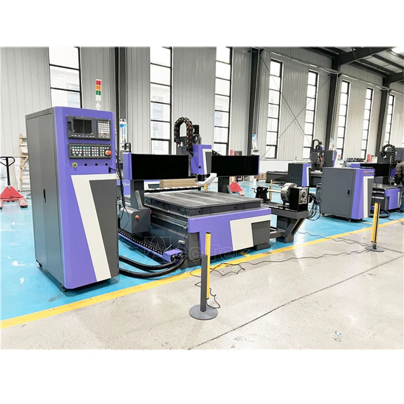Furniture Cabinet Woodworking 1313 3d Carving Machine 3 Axis Cnc Router ATC Cnc Router With Automatic Tool Change