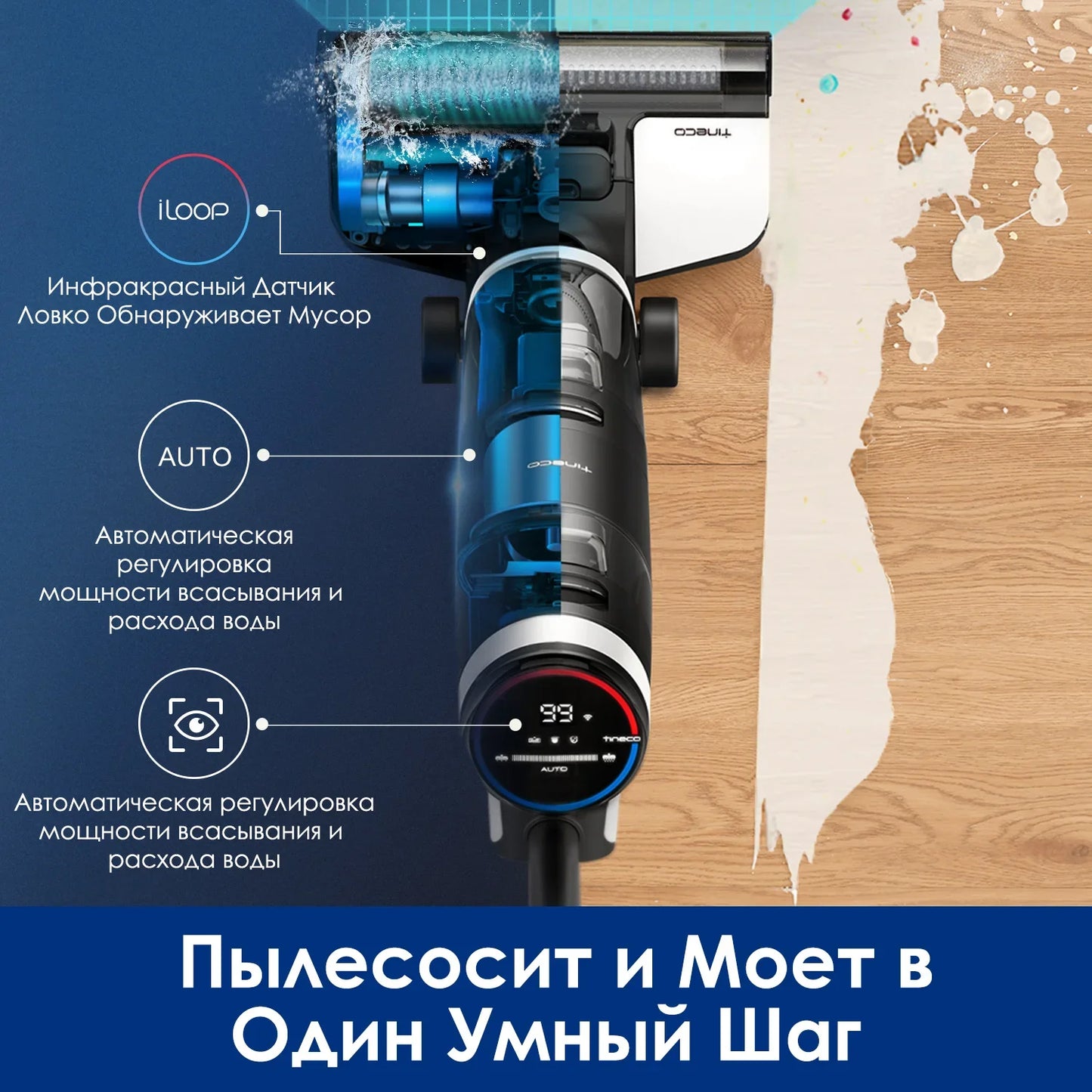 Fuwan Floor Washing Machine 3.0 Home Intelligent Wireless Vacuum Cleaner Appliance Household Appliances Home-appliance Tineco S3