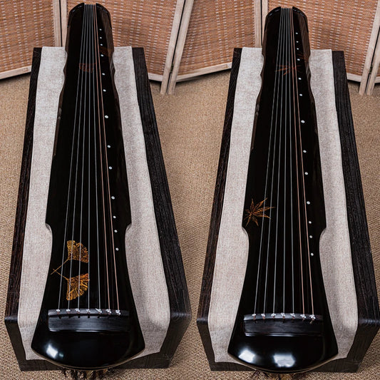 Fuxi Guqin 7 string lyre Chinese zither Old Cunninghamia lanceolata chaotic raw lacquer instruments musical string instrument