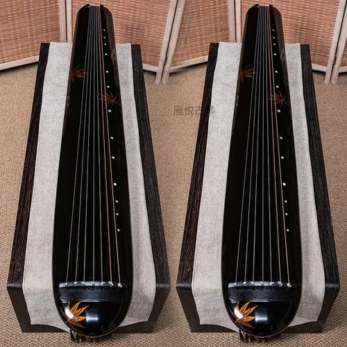 Fuxi Guqin 7 string lyre Chinese zither Old Cunninghamia lanceolata chaotic raw lacquer instruments musical string instrument