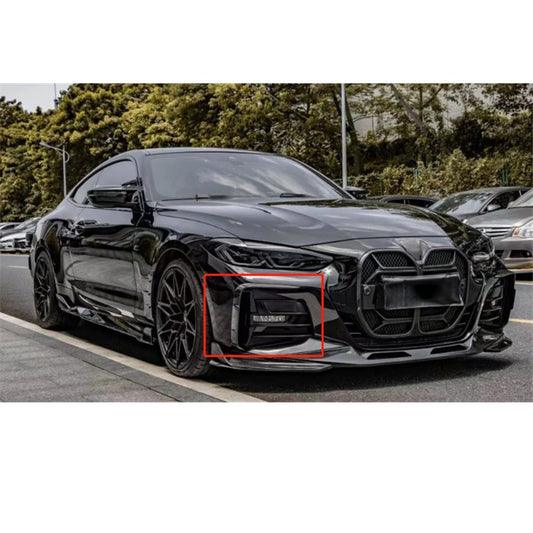 G22 Unpainted Iron Body Kits Dry carbon Fender For  G22 G23 2021+ 2-Door Black Front Bumper Lip Spoiler Fins G22 Canards