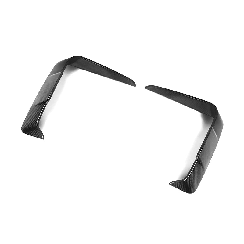 G22 Unpainted Iron Body Kits Dry carbon Fender For  G22 G23 2021+ 2-Door Black Front Bumper Lip Spoiler Fins G22 Canards