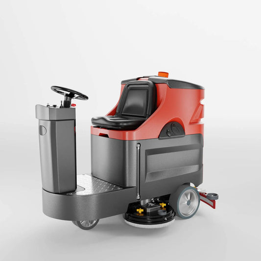 GAOGE  Wholesale Factory Price A32 Compact Auto 35" Ride On Floor Sweeper and Dryer Cleaning Machine for Shopping Mall