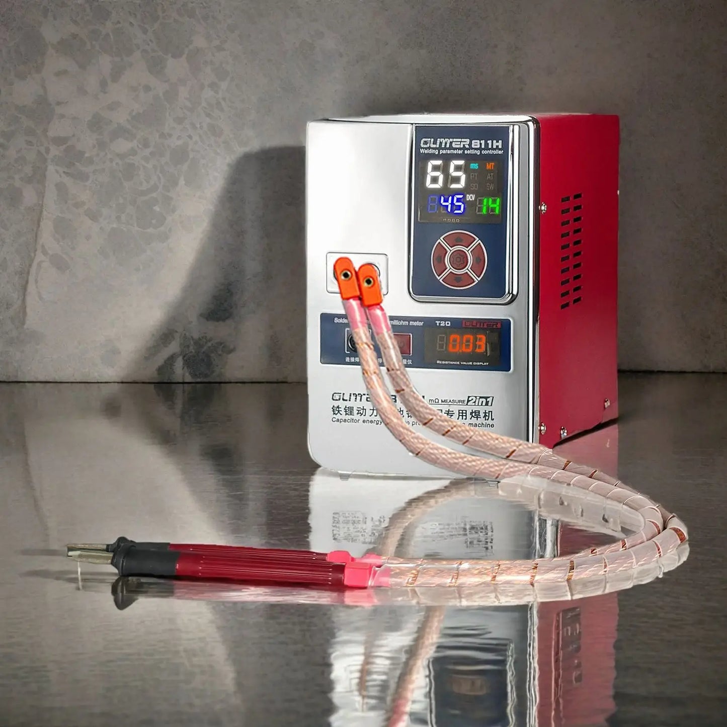 GLITTER 811H Lithium iron power battery Aluminum copper battery spot welding machine aluminum nickel welding equipment
