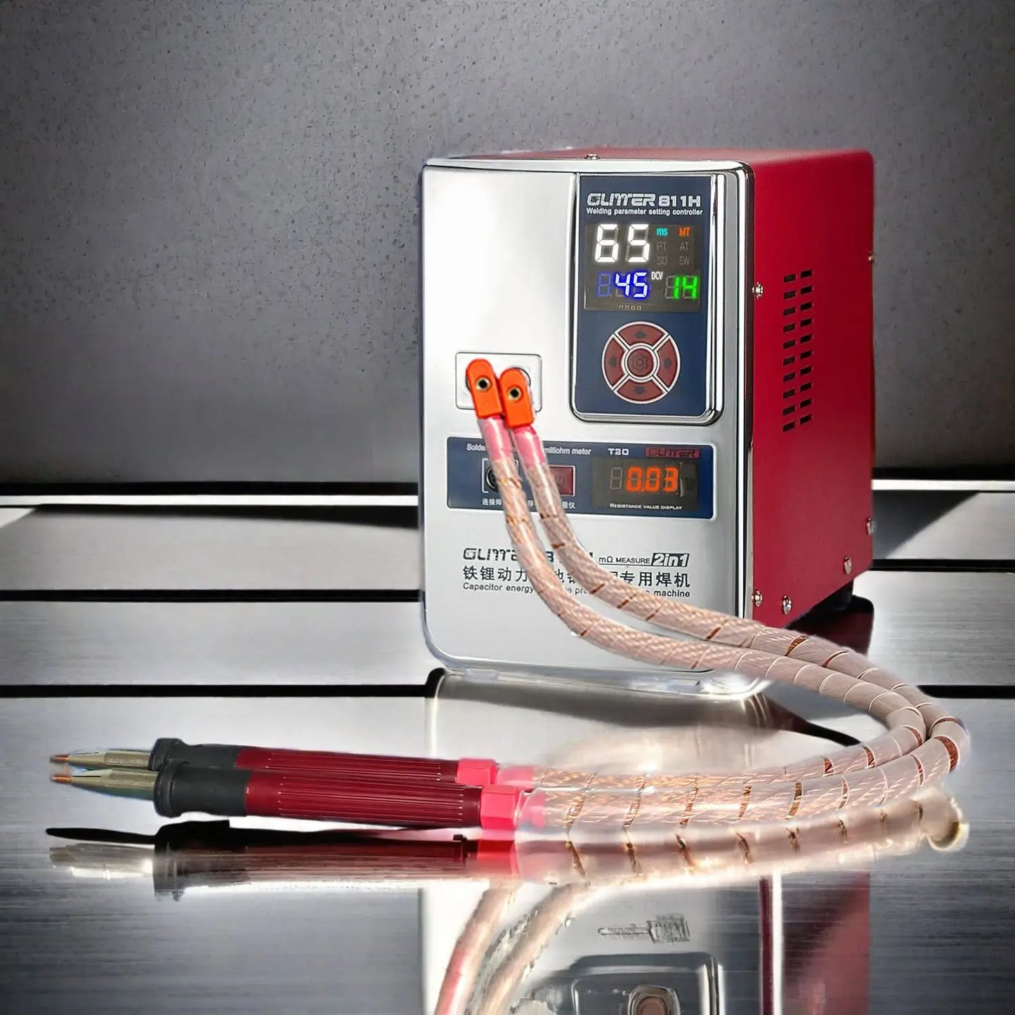 GLITTER 811H Lithium iron power battery Aluminum copper battery spot welding machine aluminum nickel welding equipment