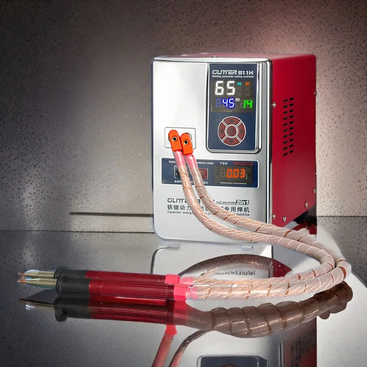GLITTER 811H Lithium iron power battery Aluminum copper battery spot welding machine aluminum nickel welding equipment