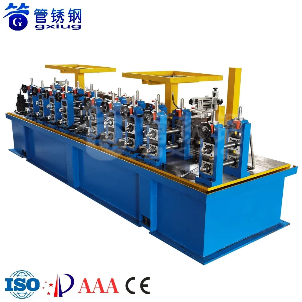 GXG Technology Stainless Steel Automobile Oil Pipe Exhaust Tube Welding Equipment Line