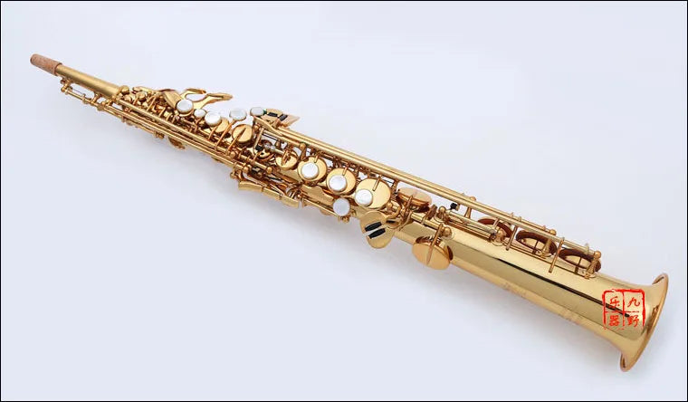Germany Keilwerth ST110 Soprano Straight Tube Saxophone Brass Gold Lacquer B Tune Sax With Mouthpiece Professional Instrument