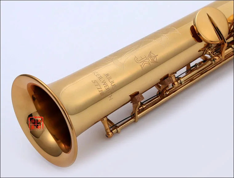 Germany Keilwerth ST110 Soprano Straight Tube Saxophone Brass Gold Lacquer B Tune Sax With Mouthpiece Professional Instrument