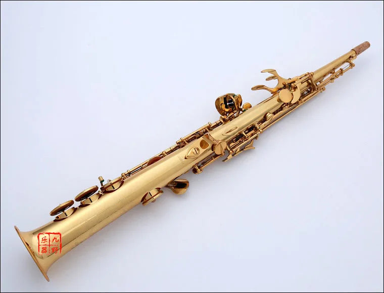 Germany Keilwerth ST110 Soprano Straight Tube Saxophone Brass Gold Lacquer B Tune Sax With Mouthpiece Professional Instrument