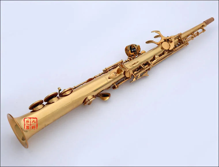 Germany Keilwerth ST110 Soprano Straight Tube Saxophone Brass Gold Lacquer B Tune Sax With Mouthpiece Professional Instrument