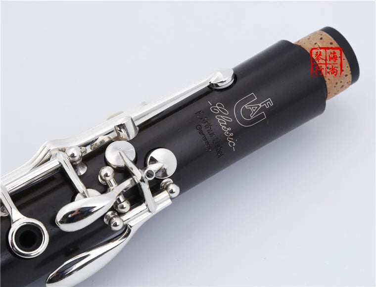 MMOOKA Germany Uebel 17 Key Ebony Clarinet Professional Bb Tune Instrument B Flat Brand Clarinet With Case  For Playing Classic Musical