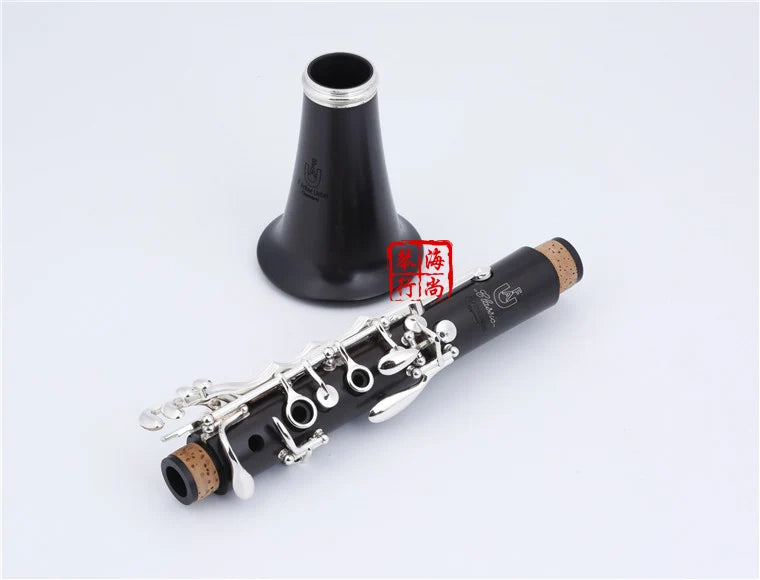 Germany Uebel 17 Key Ebony Clarinet Professional Bb Tune Instrument B Flat Brand Clarinet With Case  For Playing Classic Musical