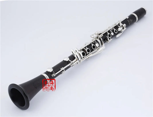 Germany Uebel 17 Key Ebony Clarinet Professional Bb Tune Instrument B Flat Brand Clarinet With Case  For Playing Classic Musical