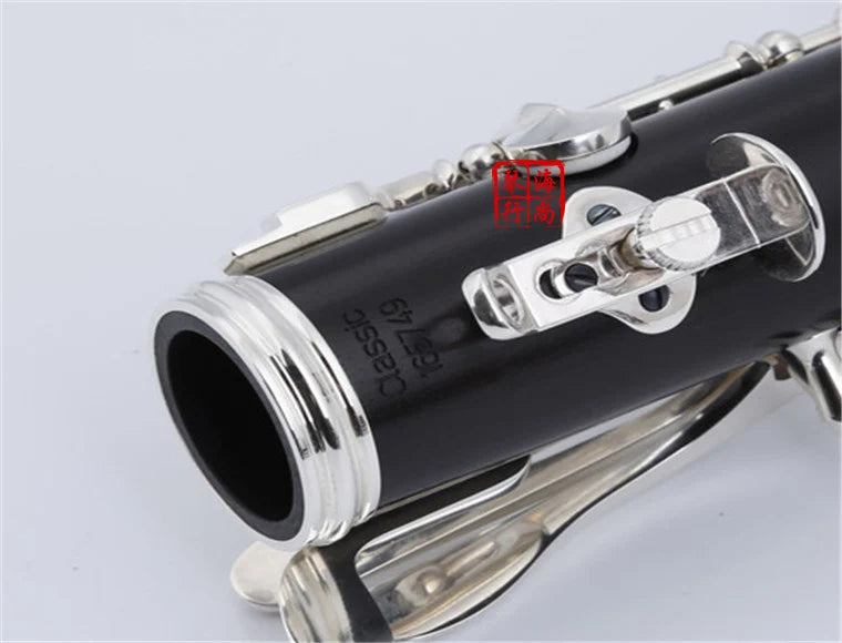 Germany Uebel 17 Key Ebony Clarinet Professional Bb Tune Instrument B Flat Brand Clarinet With Case  For Playing Classic Musical