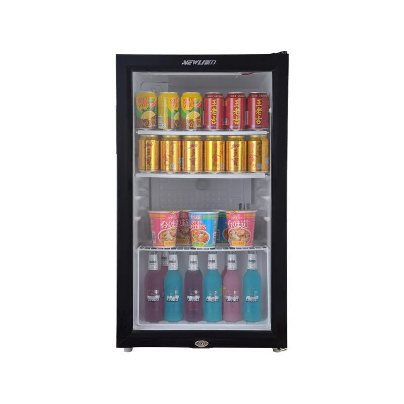 Glass Door Fridge Cold Drink Bar Cabinet Refrigerator